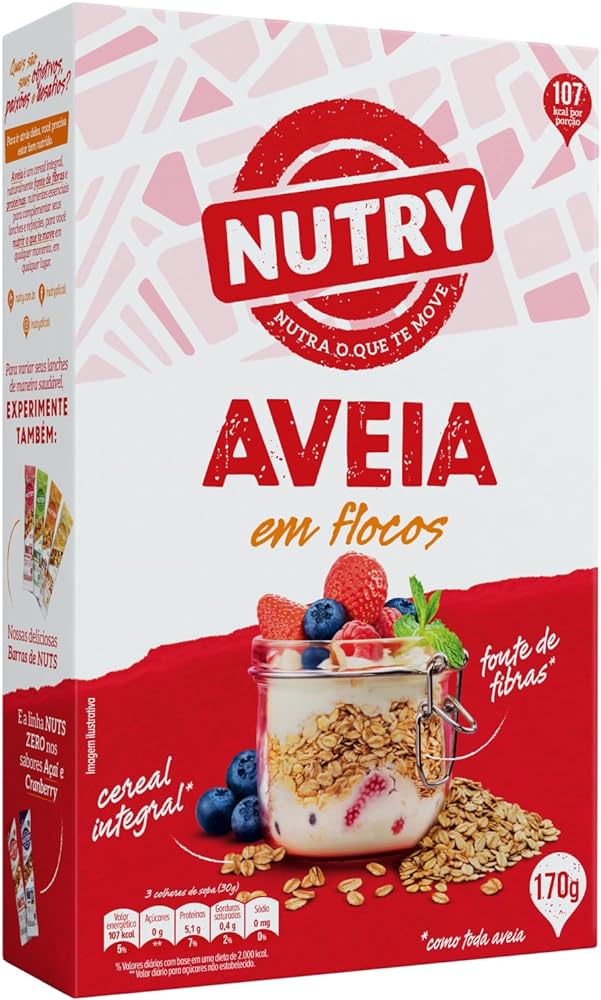 Aveia Nutry em Flocos Regular 170g