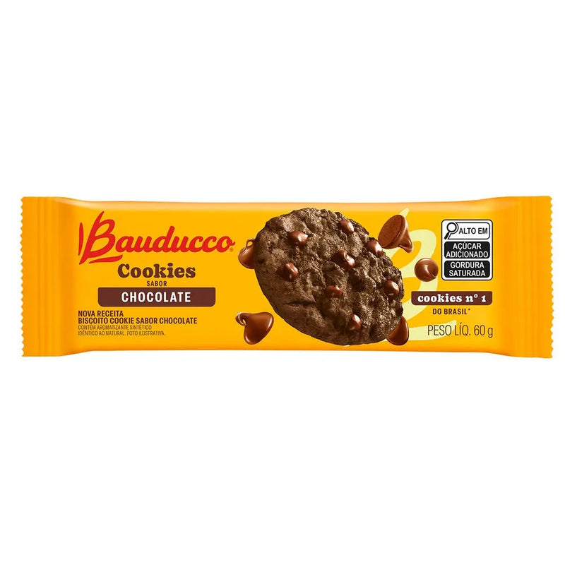 Biscoito Cookies Bauducco Chocolate 60g