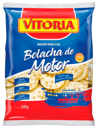 Biscoito Vitória de Motor Água e Sal 300g