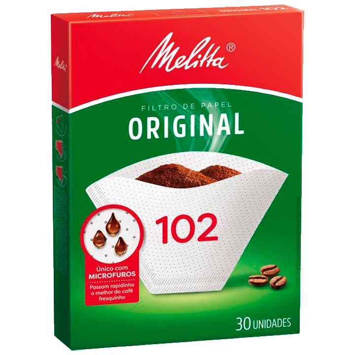 Filtro de Papel Melitta 102 com 30und