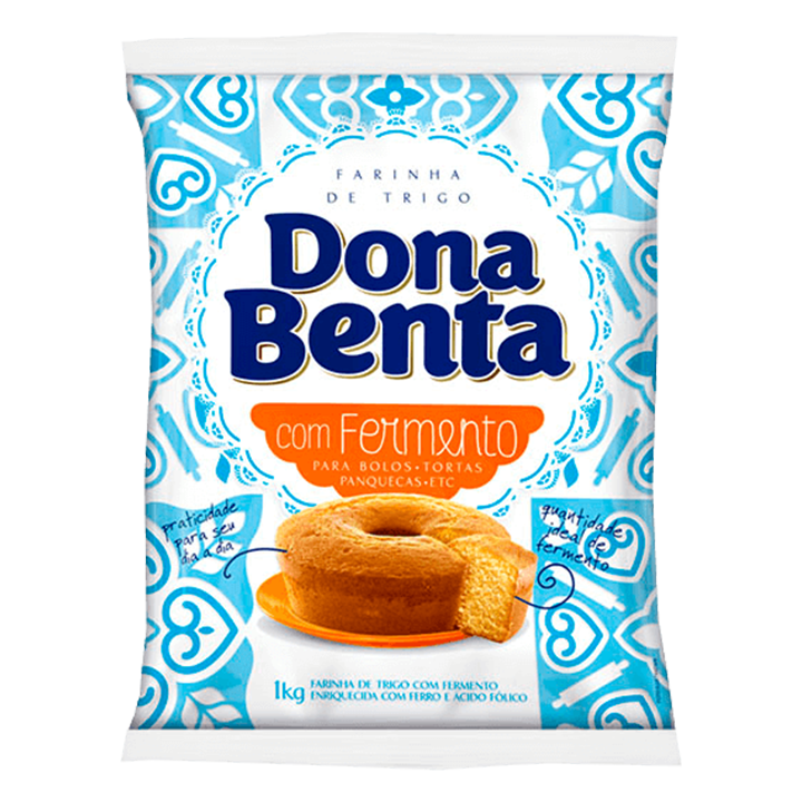 Farinha de Trigo Dona Benta c/Fermento 1kg